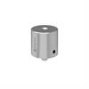 Ø25.4 mm × 25.0 mm 303 stainless steel standoff adaptor with M6 bottom and 1/4-20 top thread