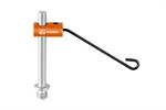 2.14 in spring wire clamp with 1.76 in post and 1/4-20 thread