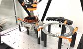EV parts being inspected on Renishaw gauging system