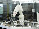 RCS products including the RCS L-90, RCS T-90 and RCS P-series on a ABB six-axis robot as part of an octagonal demo cell