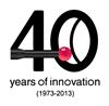 Renishaw 40th Anniversary logo 2013