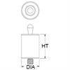Technical drawing for spring pusher standoff clamp