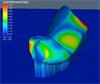Análisis mediante el software Simufact del componente de titanio soporte construido en fabricación aditiva.