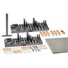 M6 CMM clamping kit C with 450 mm x 450 mm aluminium plate