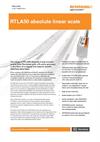Data sheet:  RTLA50 absolute linear encoder scale system for EVOLUTE™
