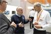 Customer discussion on the main stand at EMO 2019