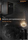 Warranty and maintenance guide for RenAM 500Q/S Flex (EMEA)