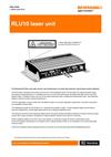 Data sheet:  RLU10 laser unit