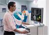 neuromate stereotactic robot and neuroinspire software in use at Bristol Royal Children's Hospital
