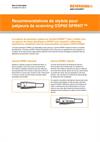 Recommandations de stylets pour palpeurs de scanning OSP60 SPRINT™