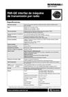 Hoja de datos técnicos:  RMI-QE: interfaz de máquina de transmisión por radio