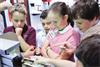 Children from Old Sodbury Primary School