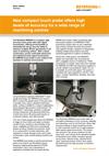 Compact touch probe offers high levels of accuracy for a wide range of machining centres