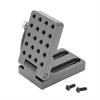 12.7 mm x 50 mm x 75 mm adjustable angle plate with M6 thread with bolts