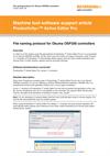 Support/knowledgebase material: File naming protocol for Okuma OSP200 controllers