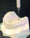 Scanning dental plate