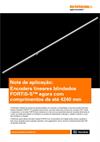 Nota de aplicativo:  Encoders lineares blindados FORTiS-S™ agora comcomprimentos de até 4240 mm