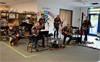 The Edinburgh office celebrates Renishaw's 50th anniversary with an employee band