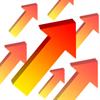 Red and yellow arrows
