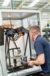 Equator™ system being used to inspect programmed aerospace part