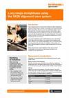 Application note:  Long range straightness using the XK20 alignment laser system