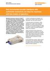 New incremental encoder interfaces