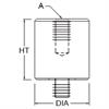 Technical drawing for standoff adaptor