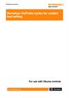Renishaw GoProbe cycles for contact tool setting (for use with Okuma controls)