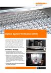 Scheda informativa: Optical System Verification (OSV)