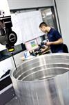 Případová studie Escribano – REVO® skenuje široké vrtání na letecké komponentě