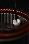 EV stator inspection with hemispherical head (close up)