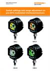 Instructions for use:  Switch settings and range adjustment on pre-2015 modulated interfaces/receivers