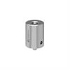 Ø19.0 mm × 25.0 mm 303 stainless steel standoff adaptor with M4 bottom and M8 top thread