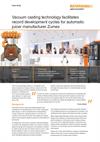 Vacuum casting technology facilitates record development cycles for automatic juicer manufacturer Zumex