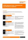 Application note:  XK20 alignment laser measurement specifications explained