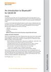 Application note:  An introduction to Bluetooth® for QC20-W