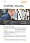 Renishaw Equator™ gauge enables production growth at major aerospace manufacturer