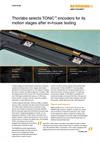 Thorlabs selects TONiC™ encoders for its motion stages after in-house testing