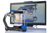 Articulator in front of screen