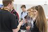 Students discuss Renishaw additively manufactured components