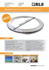 Wrap-up incremental rotary encoder for large diameters