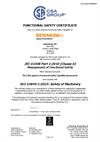 Functional Safety certificate - Renishaw UK SIRA CASS 00023/03 IEC61508 and ISO13849