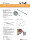 RM44 rotary encoder with external zeroing
