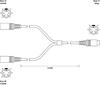 Twin SCR200 rack adaptor cable