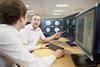 Software team working