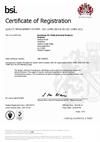 Certificate: MD540970 BSI certificate of registration Medical Dental Product Division (ISO13485:2003  ISO13485:2012)