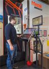 Ollie Macrow, Engineering Manager at Doncasters Precision Castings – Deritend inspecting benchmark results