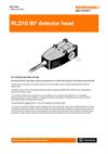 Data sheet:  RLD10 90 degree detector head