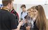 Students discuss Renishaw additively manufactured components