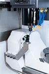 OTS (Optical tool setter) setting an end mill